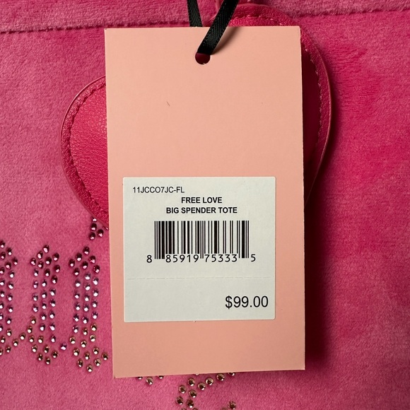 JUICY COUTURE free love BIG spender tote - Picture 7 of 7